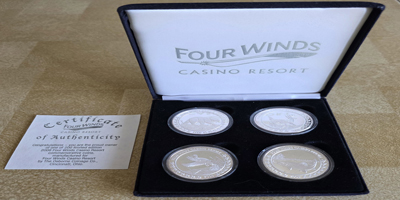 Boxed Set of 4, (Bear, Deer, Duck, Trout), Need Token Image (sFWCnbmi-002)