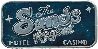 Sands Regent 1 troy Ounces (Bar) Logo side Silver Bars (bSRTrenv-001-L)