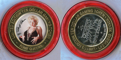 Marilyn Monroe Upper Body, Rotated Die 75 degrees left Strike (FQlvnv-164-V2)