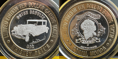 Dutch Schultz Car, Frosted Both Sides, High G Mint Mark Strike (WPprnv-006)