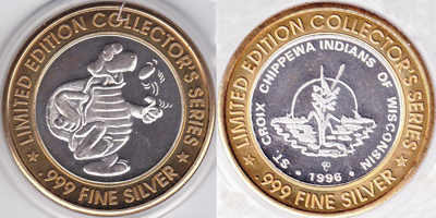 Turtle Flipping Coin 1996 Strike (SCXtlwi-004)