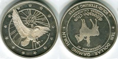 Eagle, 1776 1976, Coin Aligned Token (tELCgaca-001)