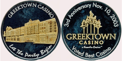 Casino, 3rd Anniversary Token (tGTdemi-001-V1)
