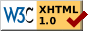 Validate page XHTML Valid XHTML 1.0 Strict