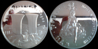 Silver Medallion Award, Tropicana Token Image (sSMAlvnv-001-S7)