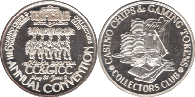 9th Annual Convention Silver Token Image (sCcgtcclvnv-009-S1)