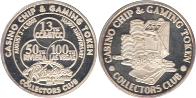 13th Annual Convention Silver Token Image (sCcgtcclvnv-013-S1)