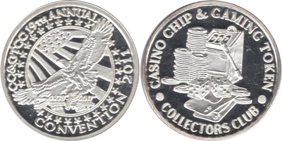 19th Annual Convention Silver Token Image (sCcgtcclvnv-019-S1)
