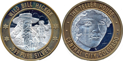 Wild Bill Hickok with detail, Frosted Design Side Strike (THcnco-078)