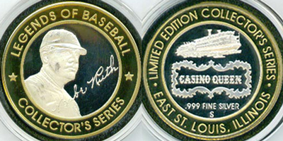 Babe Ruth Bust with Signature, Frosted Design Side Strike (CQelil-025)