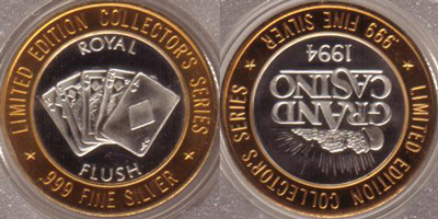 Royal Flush, 1994, Coin Aligned Strike (GDGvlmm-003-V1)