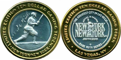 Babe Ruth Running with Signature, Babe Ruth Series Strike (NYlvnv-060)