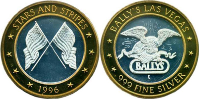 Bally's NVC Strike Stars & Stripes Token (tBAlvnv-003)